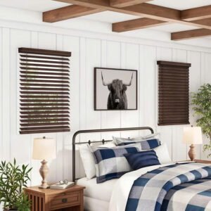 deluxe 2 inch wood blinds